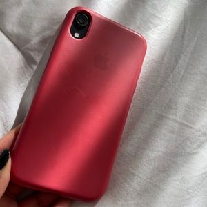 IPhone XR pink silicone case